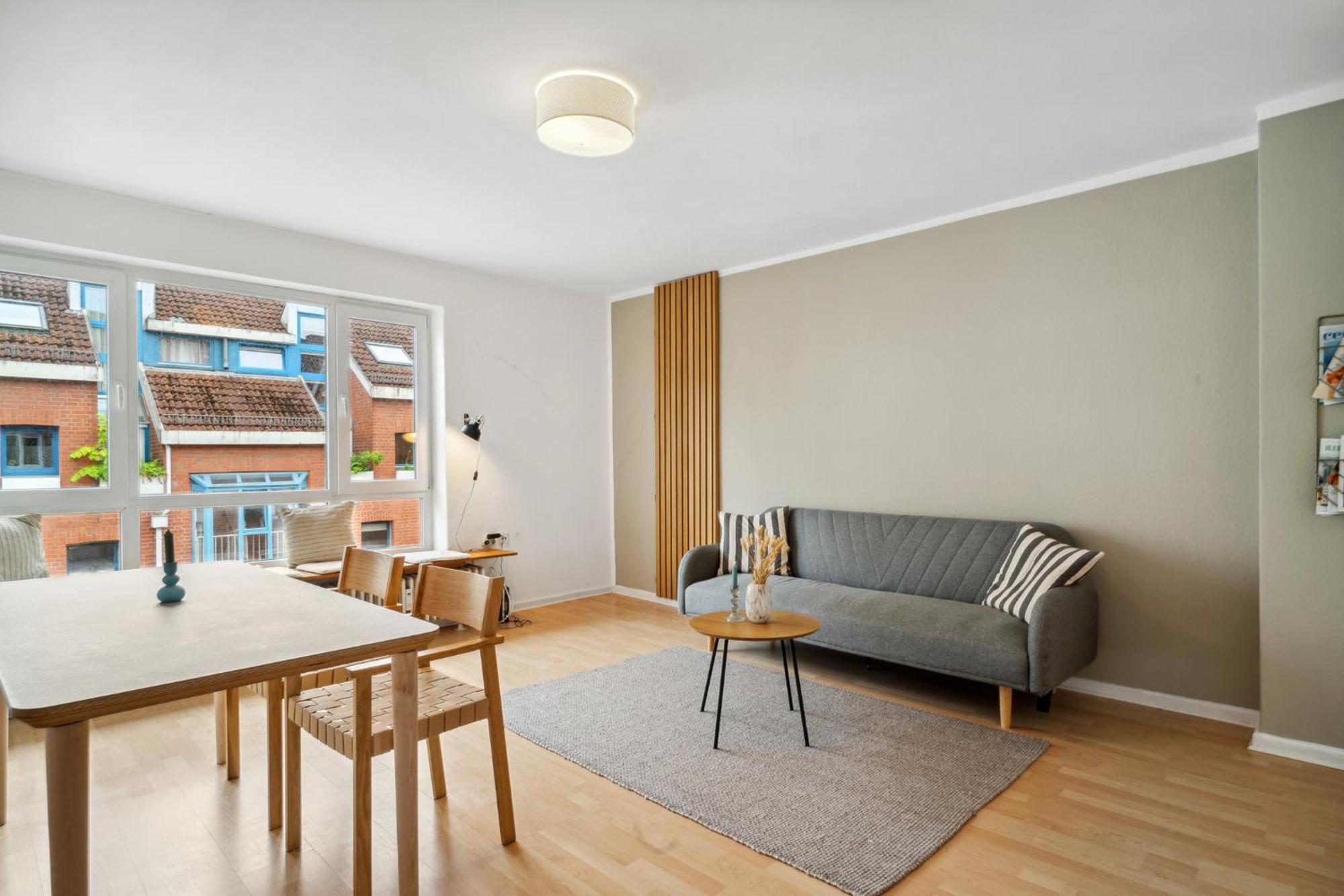 Zentrale Wohnung 3 Zimmer 24H Check In Kiel Bagian luar foto